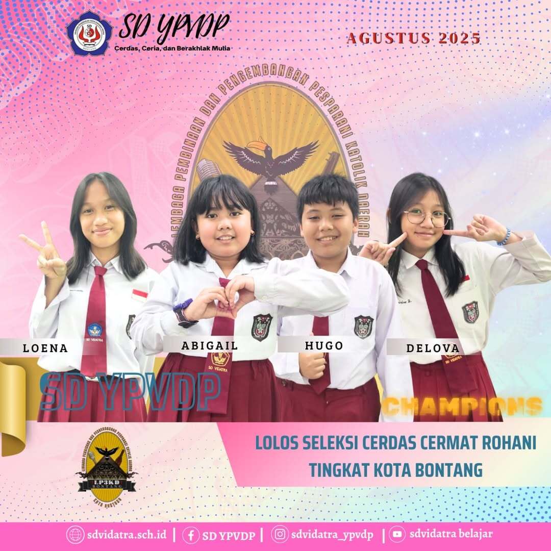Prestasi Gemilang: Loena, Abigail, Hugo, dan Delova Raih Sukses di Cerdas Cermat Rohani 2025 Tingkat Kota Bontang