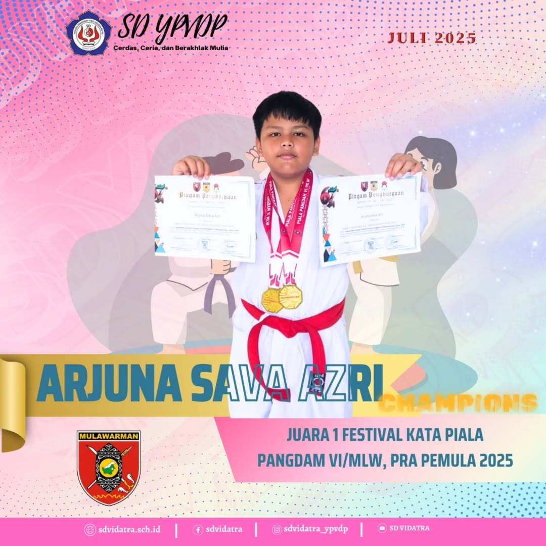 Prestasi Membanggakan: Arjuna Sava Azri Raih Juara 1 di Kejuaraan Pangdam Mulawarman