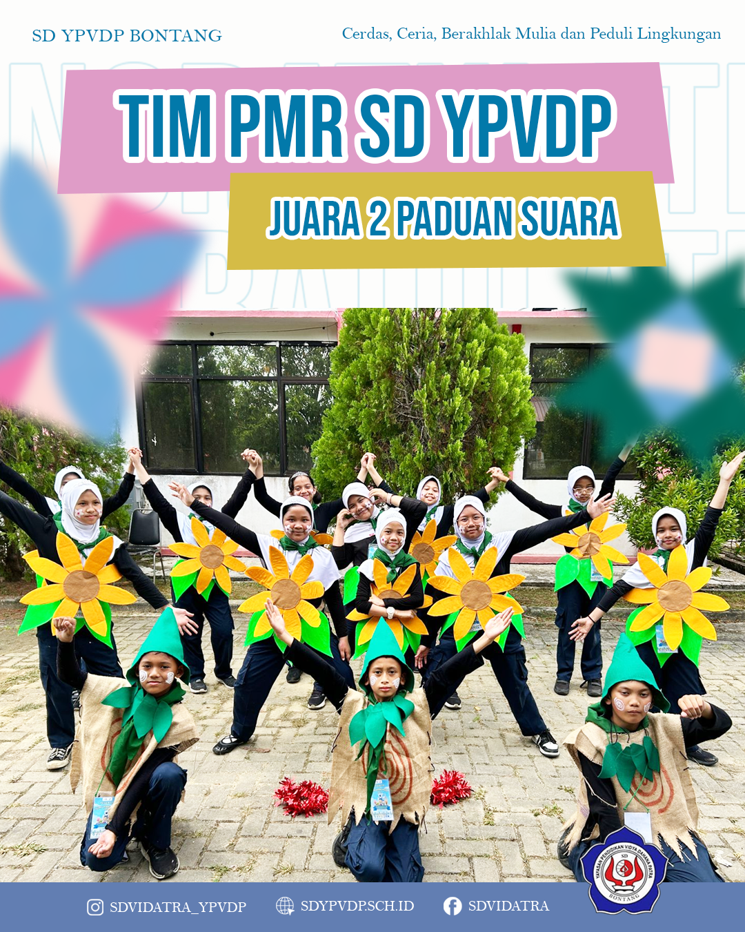 Prestasi PMR Mula SD YPVDP, Juara 2 Paduan Suara Temu Mula PMR 2026